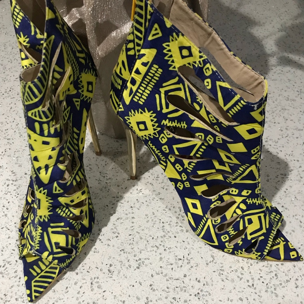 RED KISS summer dance booties